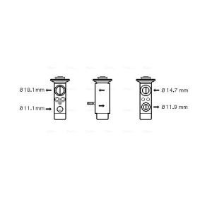 Expansionsventil, Klimaanlage MS1112 von AVA COOLING SYSTEMS günstig für 49,24 € online kaufen