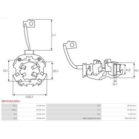 Comprar Motor de arranque de AS-PL S01117(SEG) a bajo precio de 334,15 €