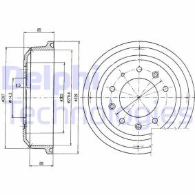 Compre Tambor de travão de DELPHI online para 88/109 MK III Veículo todo-terreno fechado a preços moderados