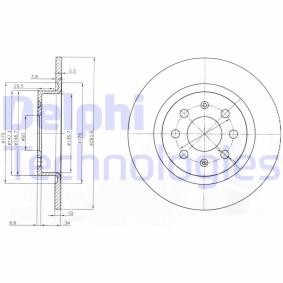 Acquista Disco freno da DELPHI BG3945 a buon mercato per soli 26,82 €