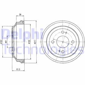 Achetez des Tambour de frein DELPHI BF204 à prix pour 29,34 €