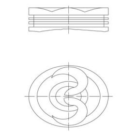 Acquista Pistone motore da MAHLE ORIGINAL 049 27 01 a buon mercato per soli 113,56 €