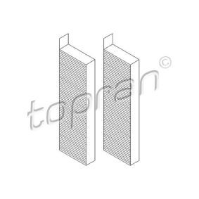 Køb Pollenfilter af TOPRAN 722 261 til den lave pris 119,74 DKK