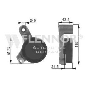 Acquista Rullo tenditore cinghia Poly-V da FLENNOR FS99181 a buon mercato per soli 62,94 €