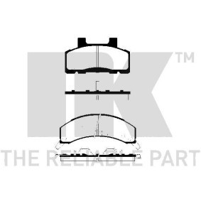 Acquista Kit pastiglie freni da NK 229205 a buon mercato per soli 47,10 €