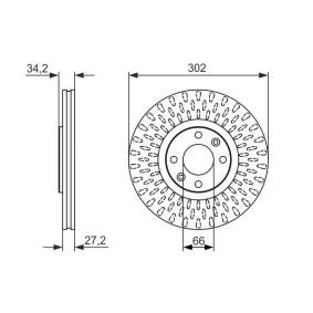 Bremsscheibe 0 986 479 376 von BOSCH günstig für 45,15 € online kaufen