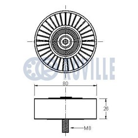 Spannarm, Keilrippenriemen 57079 von RUVILLE günstig für 203,75 € online kaufen