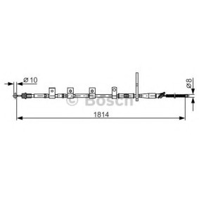 Handbremsseil 1 987 482 357 von BOSCH günstig für 41,93 € online kaufen