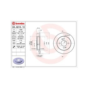 Bremsscheibe 360406080400 von MAGNETI MARELLI günstig für 93,13 € online kaufen