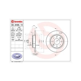 Bremsscheibe 360406095200 von MAGNETI MARELLI günstig für 86,45 € online kaufen
