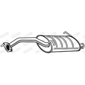 Comprar Silenciador trasero de WALKER 15717 a bajo precio de 53,00 €