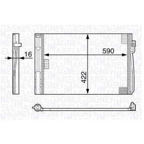 Klimakondensator des Herstellers MAGNETI MARELLI - Originalware Artikelnummer: 350203704000