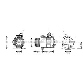 Acquista Compressore aria condizionata da AVA COOLING SYSTEMS VWAK302 a buon mercato per soli 332,24 €