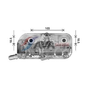 Ölkühler von AVA COOLING SYSTEMS BW3398