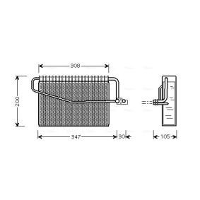 Verdampfer, Klimaanlage MSV455 von AVA COOLING SYSTEMS günstig für 205,96 € online kaufen
