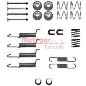 Compre Kit de accesorios de las zapatas de freno de METZGER online para Frontera B SUV (U99) a precios moderados