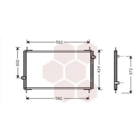 Compre Condensador de ar condicionado de VAN WEZEL online para SHUTTLE (RA) a preços moderados