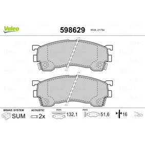 Bremsbeläge 598629 von VALEO günstig für 37,65 € online kaufen