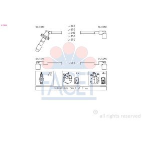 Zündleitungssatz 4.7069 von FACET günstig für 103,89 € online kaufen