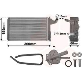 Compre Permutador de calor, aquecimento do habitáculo da VAN WEZEL 17006106 a um preço baixo por 37,24 €