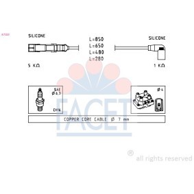 Zündleitungssatz 4.8572 von FACET günstig für 100,04 € online kaufen