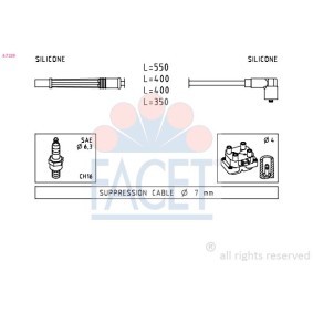 Zündleitungssatz 4.8573 von FACET günstig für 139,52 € online kaufen