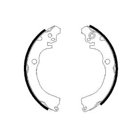 Bremsbackensatz 0 986 487 472 von BOSCH günstig für 103,03 € online kaufen