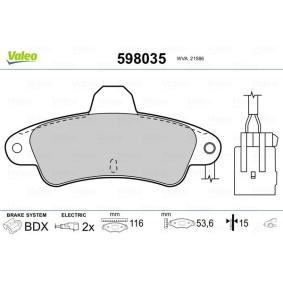 Bremsbeläge 598035 von VALEO günstig für 36,69 € online kaufen