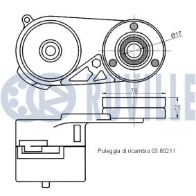 Umlenk- / Führungsrolle, Keilrippenriemen 55167 von RUVILLE günstig für 24,10 € online kaufen