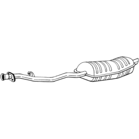 Mittelschalldämpfer des Herstellers BOSAL - Originalware Artikelnummer: 283-217