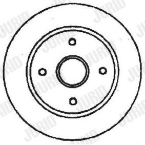 Acquista Disco freno da JURID 561679J a buon mercato per soli 67,21 €
