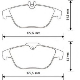 Bremsbeläge 573248J-AS von JURID günstig für 45,34 € online kaufen