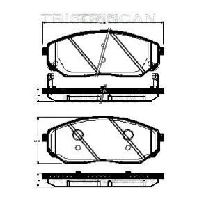 Bremsbeläge 8110 18013 von TRISCAN günstig für 41,81 € online kaufen