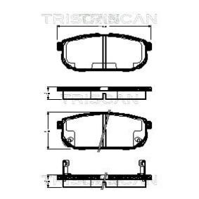 Bremsbeläge 8110 18014 von TRISCAN günstig für 33,90 € online kaufen