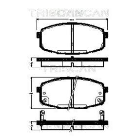 Bremsbeläge 8110 18016 von TRISCAN günstig für 29,11 € online kaufen