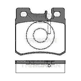 Bremsbeläge 8110 23007 von TRISCAN günstig für 24,84 € online kaufen