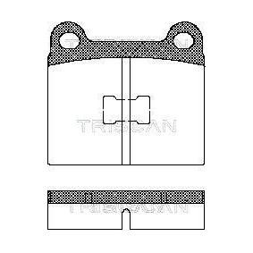 Bremsbeläge 8110 29214 von TRISCAN günstig für 26,58 € online kaufen