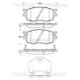 Bremsbeläge 8110 43031 von TRISCAN günstig für 39,89 € online kaufen