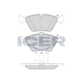 Bremsbeläge 181159 von ICER günstig für 25,52 € online kaufen
