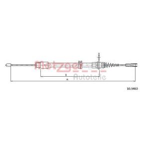 Handbremsseil 10.9463 von METZGER günstig für 15,51 € online kaufen