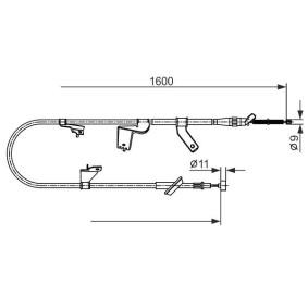 Handbremsseil 1 987 482 428 von BOSCH günstig für 32,13 € online kaufen