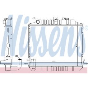 Achetez des Radiateur de chez NISSENS en ligne pour HIACE II Camionnette (LH5_, YH7_, LH7_, LH6_, YH6_, YH5_) à prix modérés