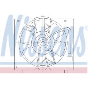 Acquista Ventola, Condensatore climatizzatore da NISSENS 85450 a buon mercato per soli 116,70 €