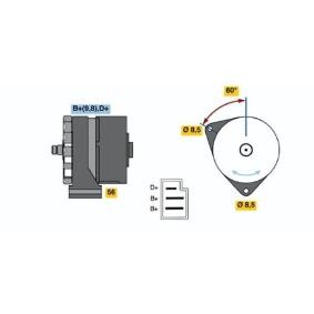 Lichtmaschine 0 120 488 118 von BOSCH günstig für 422,98 € online kaufen