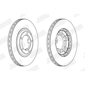 Bremsscheiben des Herstellers JURID - Originalware Artikelnummer: 561580J