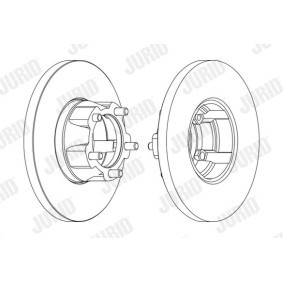 Bremsscheibe für PROTON von JURID