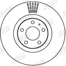 Bremsscheibe 562261J von JURID günstig für 67,45 € online kaufen