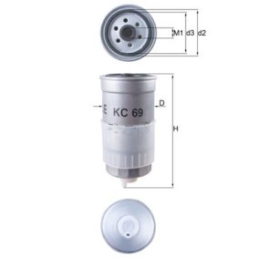 Kraftstofffilter KC 69 von KNECHT günstig für 27,09 € online kaufen