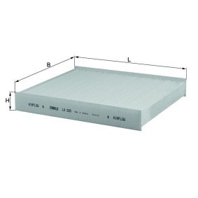 Innenraumfilter LA 220 von KNECHT günstig für 19,83 € online kaufen