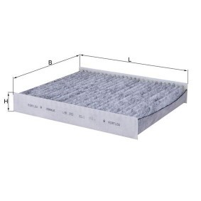 Innenraumfilter LAK 293 von KNECHT günstig für 21,62 € online kaufen